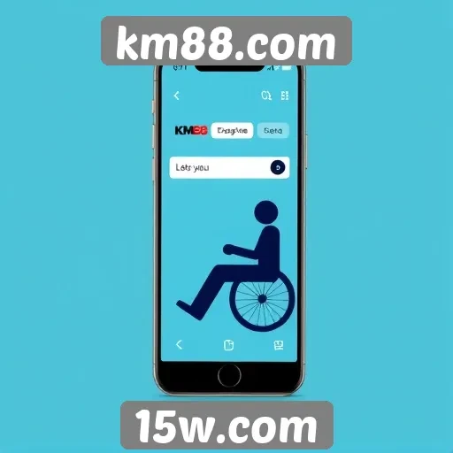 Acessibilidade e design do site km88.com em dispositivos móveis