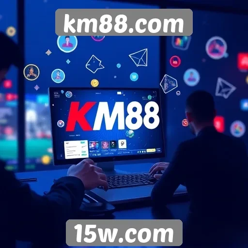 Estratégias de marketing digital do site km88.com