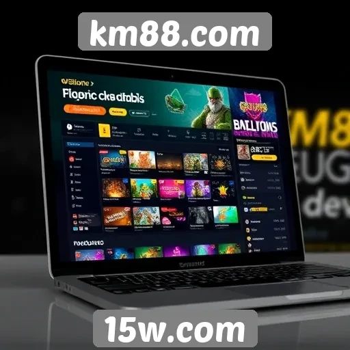Explorando a interface do usuário do km88.com